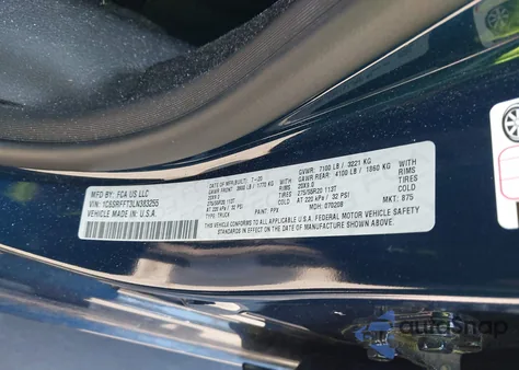 2020 Ram 1500 Big Horn 4X4 5'7 Box from USA, damaged, VIN 1C6SRFFT3LN383255